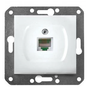 Фото Розетка компьютерная RJ45 Volsten V01-15-C11-M Magenta Argento 10013