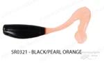 фото Силиконовая приманка Bobby Garland Stroll'R 2,5 Расцветка SR0321 - 12 BLACK/PEARL ORANGE