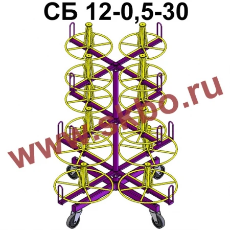 Фото Стеллаж для хранения и размотки бухт СБ 12