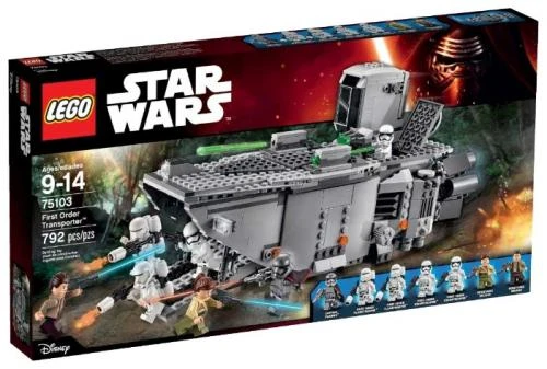 Фото Lego Дания Конструктор Lego Star Wars 75103 First Order Transporter (Лего 75103 Перевозчик Первого Ордена)