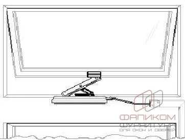 Фото Комплект дистанционного открывания фрамуги или окна