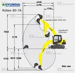 Фото №5 Мини-экскаватор Hyundai R80-7A