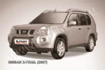 фото Slitkoff Кенгурятник d57 низкий черный NISSAN X-TRAIL (2007)