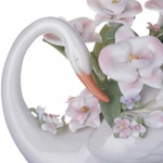 фото Статуэтка музыкальная "лебедь" длина=23 см. Porcelain Manufacturing (461-067)