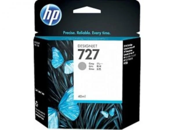 Фото Расходные материалы HP 727 40-ml Gray Ink Cartridge