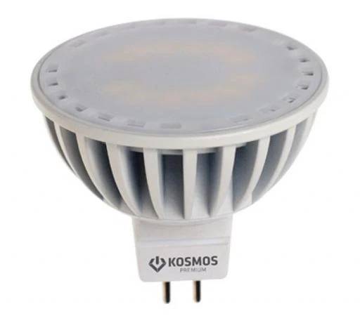 Фото Лампа светодиодная LED 5Вт 230В GU5.3 D50х45 холодный MR16 (KLED5wMR16GU53230v44); KLED5wMR16GU53230v45