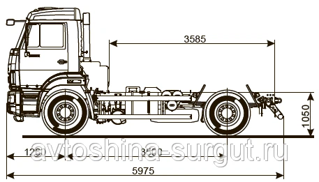 Фото Грузовой автомобиль шасси Камаз 43255-3010-28(R4)