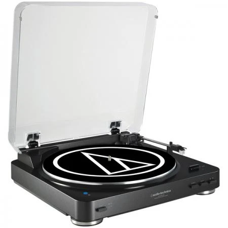 Фото Виниловый проигрыватель Audio-Technica AT-LP60BT Black