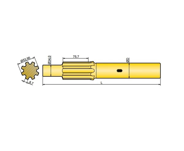 Фото Хвостовик аналог Ingersoll Rand Hydrastar 200