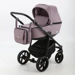 фото Коляска 2 в 1 BeBe-mobile Gusto Deluxe эко-кожа сиреневая пудра