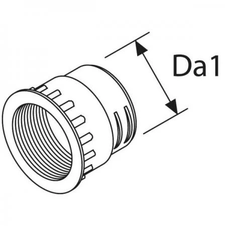 Фото Webasto Муфта с внутренней резьбой из пластика Webasto 1320922A 60 x 30 мм