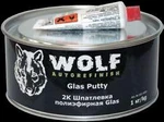 фото 2K Шпатлевка полиэфирная стекловолокнистая Glas 0,5 кг, вкл. отвердитель Wolf 102.0500