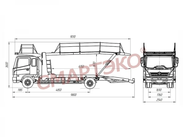 Фото Автовоз Hino – 500