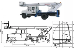 Фото Автовышка АПТЛ-17-М (5мест) (2)