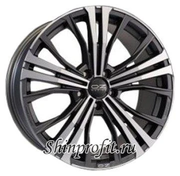 Фото OZ Racing Cortina 9x19/5x120 D79 ET40 Matt Dark Graphite Diamond Cut