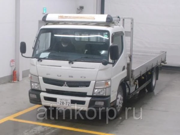 Фото Грузовик бортовой MITSUBISHI CANTER кузов FEB90 гв 2013 багажник грузопод 4,55 тн пробег 299 т.км