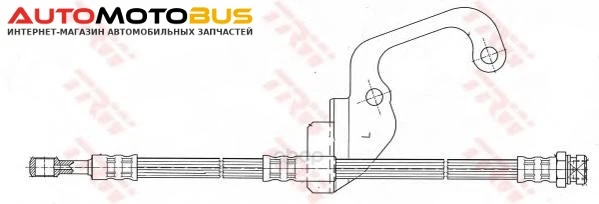 Фото Шланг тормозной TRW/Lucas PHD628