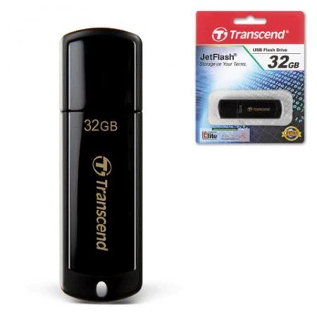 Фото Флэш-диск 32 GB, TRANSCEND Jet Flash 350, USB 2.0, черный