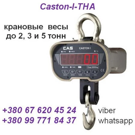 Фото Весы (динамометр) крановые электронные Caston-I-THA (Ю.Корея) до 2