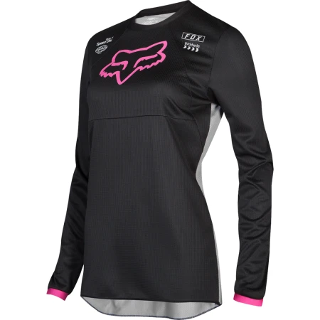 Фото Мотоджерси подростковая Fox 180 Mata Youth Girls Jersey Black/Pink XL (21748-285-XL)