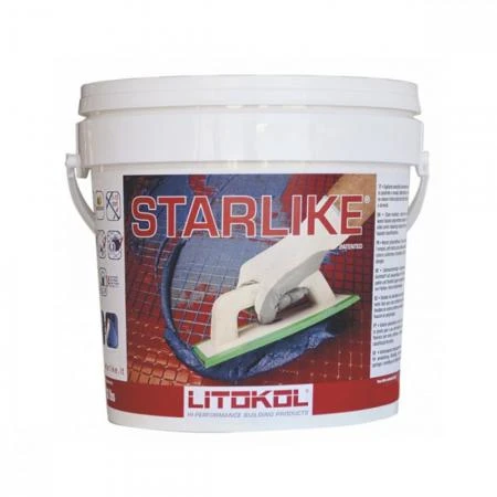 Фото Затирочная смесь LITOCHROM Starlike C.310 TITANIO 5 кг. (bucket)