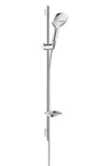 фото Hansgrohe Raindance Select E 120 / Unica’S Puro EcoSmart 26623400 Душевой гарнитур (хром/белый) | интернет-магазин сантехники Santehmag.ru