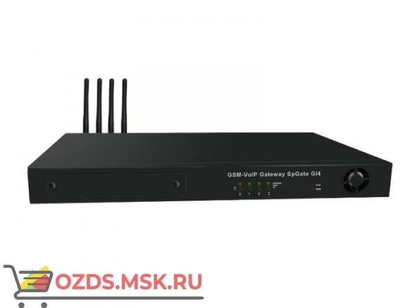 Фото SpGate GI4-R GSM-VoIP Шлюз на 4 канала с функциями IP-АТС + запись разговоров на карту памяти