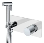 фото Boheme Stick 127-WCR.2 Смеситель гигиенический WHITE TOUCH CHROME