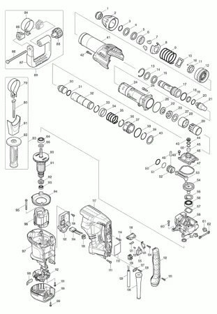 Фото Makita Предохранитель 1P отбойный молоток Makita HM1213C рис.(110)