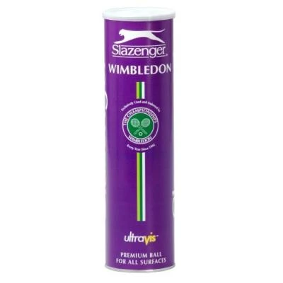 Фото Мяч теннисный Slazenger Wimbledon Ultra-Vis 4B (4 мяча)