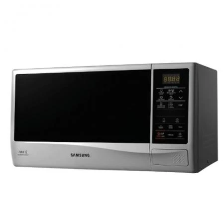 Фото Микроволновая печь SAMSUNG SOFT-2 ME83KRS-2/BW, объем 23 л, мощность 800 Вт, сенсорное управление, серебро