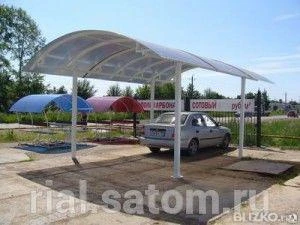 Фото Автонавес с поликарбонатом 4х6х3