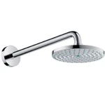 фото Hansgrohe Raindance 27471000 Верхний душ 180mm в комплекте с кронштейном 241 мм (хром) | интернет-магазин сантехники Santehmag.ru