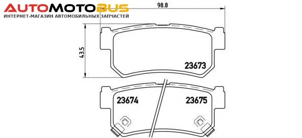 Фото Комплект тормозных колодок Brembo P15010