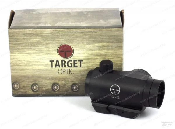 Фото Коллиматор Target Optic 1х22 закрытого типа на Weaver