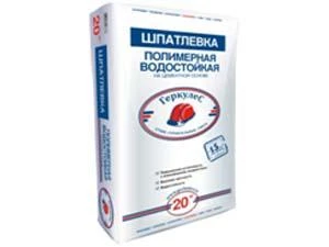 Фото Шпатлевка полимерная водостойкая Геркулес 20кг