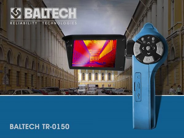 Фото BALTECH TR-0150 (384Х288) с цифровой камерой – тепловизор с диапазоном –20°С … +1700°С