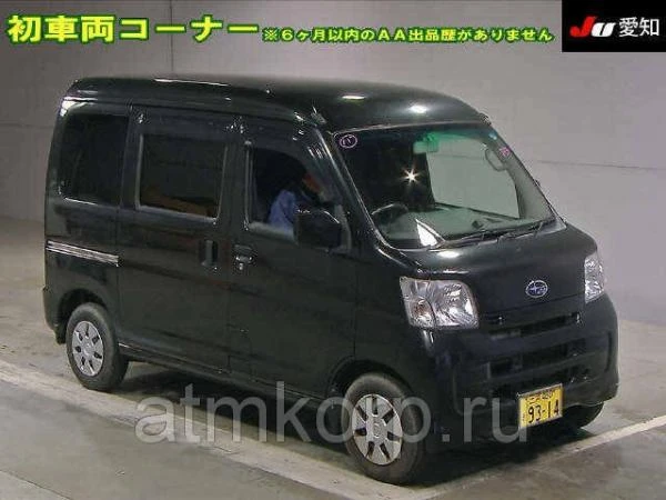 Фото Грузопассажирский микроавтобус SUBARU SAMBAR кузов S321B модификация VC Turbo гв 2013 пробег 74 т.км черный