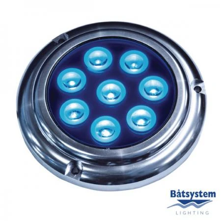 Фото Batsystem Светильник палубный водонепроницаемый Batsystem Aquadisc 1000 9555B 12/24 В 16 Вт синий свет