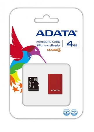 Фото SD micro карта памяти 4GB + USB Card Reader