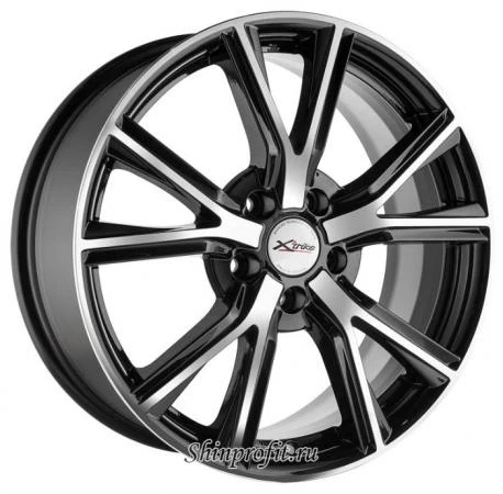 Фото X-trike X-122 7.5x18/5x100 D67.1 ET38 BK/FP