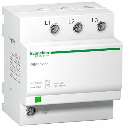 Фото Ограничитель перенапряжения Schneider Electric iPRF1 12.5r ОПН 3П+Н A9L16634