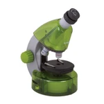 фото Микроскоп детский LEVENHUK LabZZ M101 Lime, 40-640 кратный, монокулярный, 3 объектива