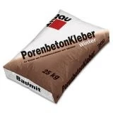 Фото Кладочный раствор для газобетона(на белом цементе Baumit PorenbetonKleber Whate 25кг