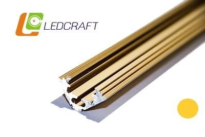 Фото Профиль угловой Ledcraft LC-P3-2PB 2м золото