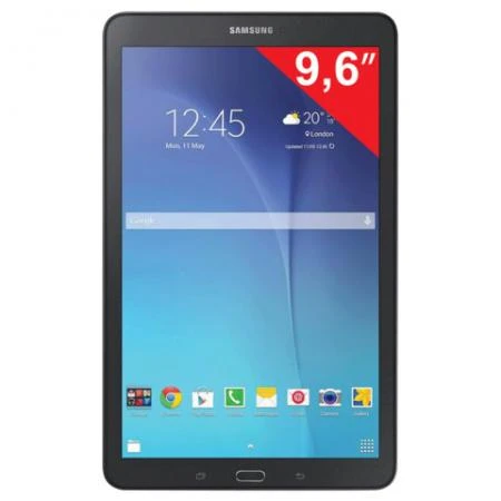 Фото Планшет SAMSUNG SM-T561N GALAXY Tab E, 9,6", 1,3 ГГц, 4 ядра, 1,5 Гб, 8 Гб, 3G, Wi-Fi, 2/5Мп, mSD, Android 4, черный