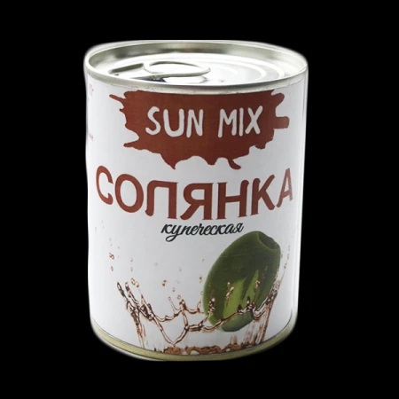 Фото Солянка купеческая ГОСТ. Консервированные супы оптом "Sun Mix" (338 гр.)