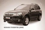 фото Slitkoff Кенгурятник d57 мини черный SUBARU FORESTER (2008)