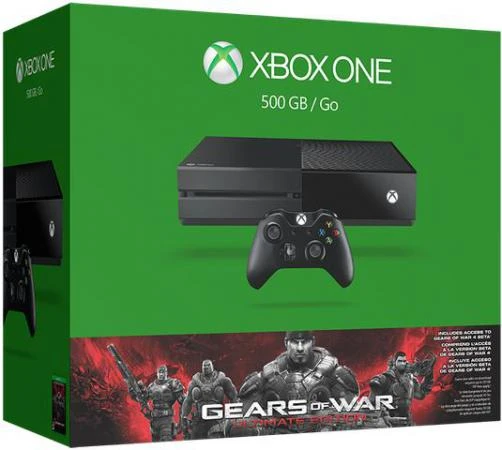 Фото Microsoft Игровая приставка Microsoft Xbox One 500Gb + Видеоигра Gears of War