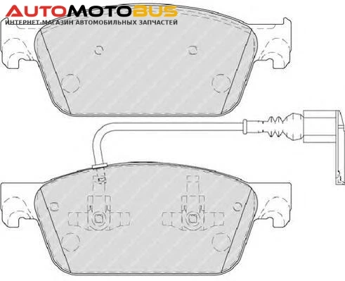 Фото Комплект тормозных колодок Ferodo FVR4302